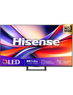 TV Set, HISENSE, 75 ", 4K Ultra HD, 3840 x 2160 pixels, Flat, 16:9, QLED, 75A7Q