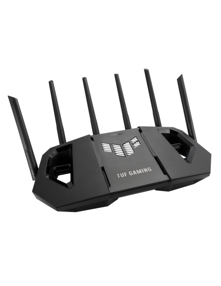 Wireless Router, ASUS, TUF Gaming BE9400, Wi-Fi 7 (802.11be), Data speed 9400 Mbit/s, Ethernet WAN Yes, WAN connection type RJ-