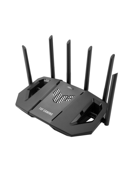 Wireless Router, ASUS, TUF Gaming BE9400, Wi-Fi 7 (802.11be), Data speed 9400 Mbit/s, Ethernet WAN Yes, WAN connection type RJ-