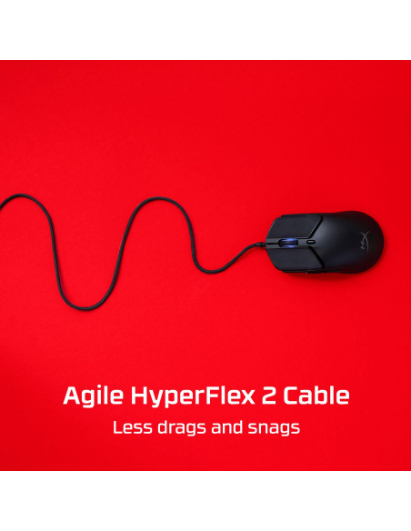 MOUSE USB OPTICAL PULSEFIRE/HASTE 2 BLACK HYPERX