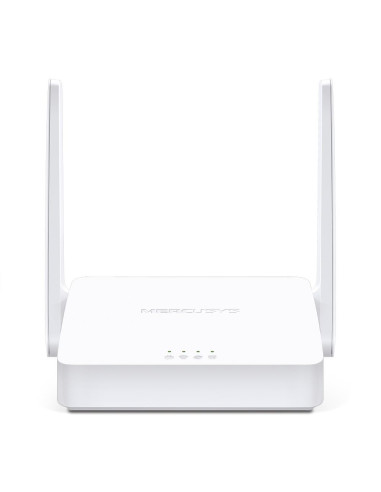 Wireless Router, MERCUSYS, Wi-Fi 4 (802.11n), Data speed 300 Mbit/s, Ethernet WAN Yes, WAN connection type RJ-45, Ethernet LAN 