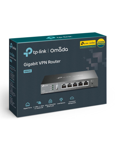 NET ROUTER 1000M 5P VPN/OMADA ER605 TP-LINK