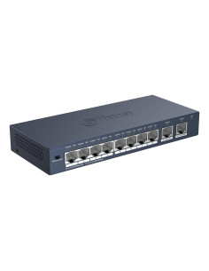 Switch, DAHUA, S3010-8ET2GT-90, Switch type Unmanaged, 8xRJ-45 ports, RJ-45 Ports Type Fast Ethernet (10/100), Power over Ether