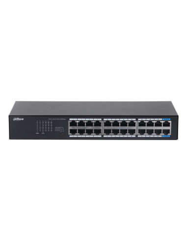 Switch, DAHUA, DH-S3024-24GT, Switch type Unmanaged, Switch layer L2, Rack mounting Yes, Stackable Yes, Form factor Desktop/Wal