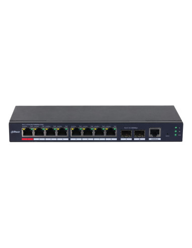 Switch, DAHUA, S4210-8GT-110, Switch type Managed, Switch layer L2, Form factor Desktop/Wall-Mounting, 8xRJ-45 ports, RJ-45 Por