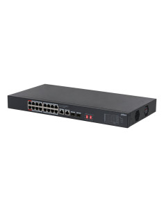Switch, DAHUA, S3220-16GT-190, Switch type Unmanaged, Rack mounting Yes, Form factor Desktop, 16xRJ-45 ports, RJ-45 Ports Type 