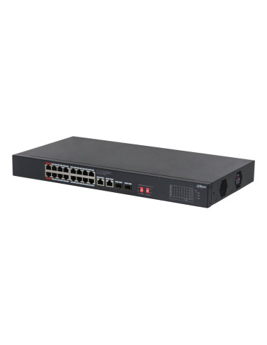 Switch, DAHUA, S3220-16GT-190, Switch type Unmanaged, Rack mounting Yes, Form factor Desktop, 16xRJ-45 ports, RJ-45 Ports Type 