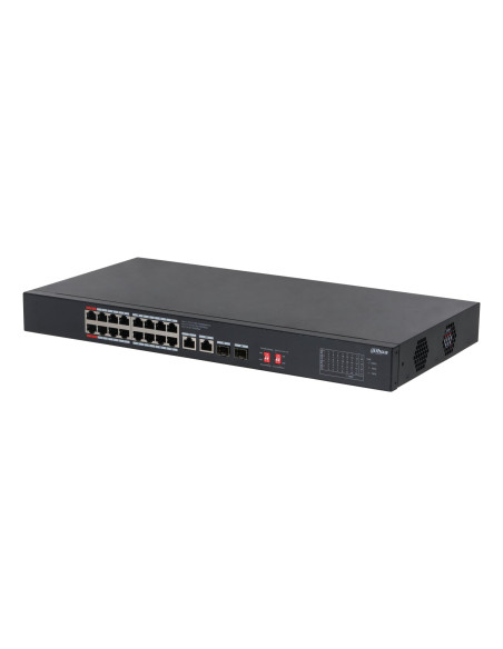 Switch, DAHUA, S3220-16GT-190, Switch type Unmanaged, Rack mounting Yes, Form factor Desktop, 16xRJ-45 ports, RJ-45 Ports Type 