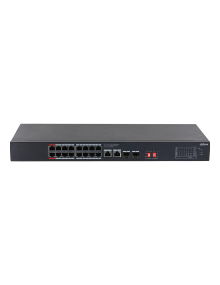 Switch, DAHUA, S3220-16GT-190, Switch type Unmanaged, Rack mounting Yes, Form factor Desktop, 16xRJ-45 ports, RJ-45 Ports Type 