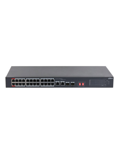 Switch, DAHUA, S3226-24ET-375, Switch type Unmanaged, Rack mounting Yes, 24xRJ-45 ports, RJ-45 Ports Type Fast Ethernet (10/100
