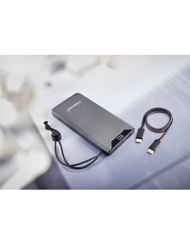 POWER BANK USB 10000MAH QC3.0/GREY 7332034 INTENSO