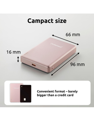 POWER BANK USB 10000MAH MAG/ROSE 7344033 INTENSO