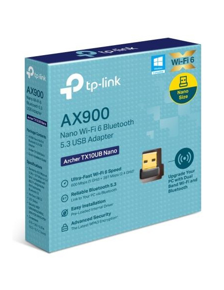 WRL ADAPTER 900MBPS USB/ARCHER TX10UB NANO TP-LINK
