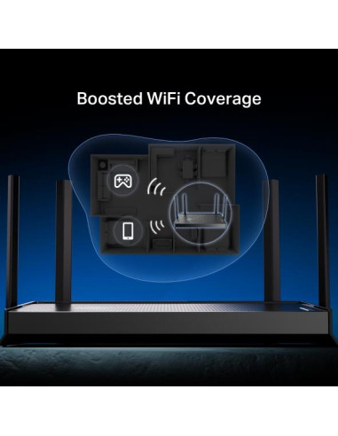 Wireless Router, TP-LINK, ARCHER BE3600, Wi-Fi 7 (802.11be), Data speed 2882 Mbit/s, Ethernet WAN Yes, WAN connection type RJ-4