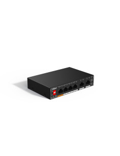 Switch, DAHUA, SG1006P, Switch type Unmanaged, 6xRJ-45 ports, RJ-45 Ports Type Gigabit Ethernet (10/100/1000), 6xGigabit Ethern