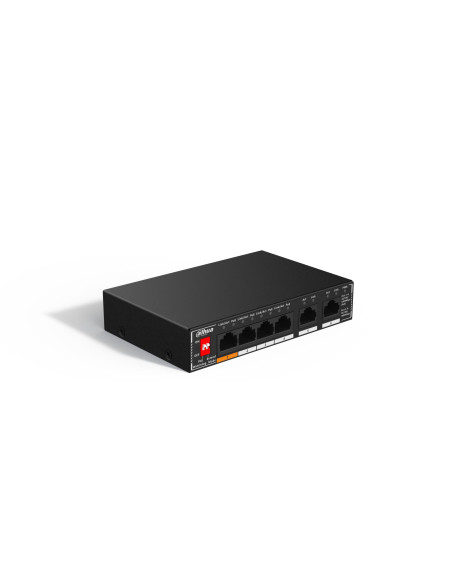 Switch, DAHUA, SG1006P, Switch type Unmanaged, 6xRJ-45 ports, RJ-45 Ports Type Gigabit Ethernet (10/100/1000), 6xGigabit Ethern