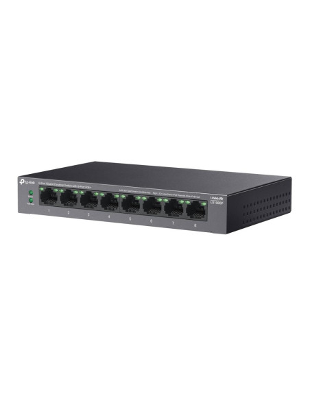 Switch, TP-LINK, LS108GP, PoE+ ports 8, LS108GP