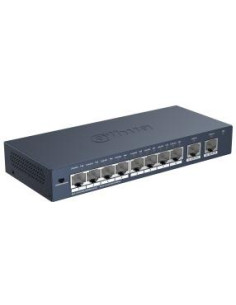 Switch, DAHUA, S3010-8GT-90, Switch type Unmanaged, Form factor Desktop/Wall-Mounting, 8xRJ-45 ports, RJ-45 Ports Type Gigabit 