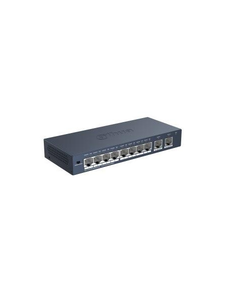 Switch, DAHUA, S3010-8GT-90, Switch type Unmanaged, Form factor Desktop/Wall-Mounting, 8xRJ-45 ports, RJ-45 Ports Type Gigabit 
