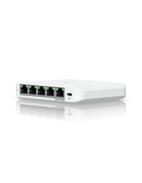 Switch, UBIQUITI, Flex Mini 2.5G, Type L2, 5x2.5GbE, USW-FLEX-2.5G-5