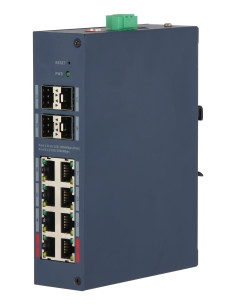 Switch, DAHUA, CHS4412-8GT-125, Switch type Managed, Switch layer L2, Form factor Desktop, 8xRJ-45 ports, RJ-45 Ports Type Giga