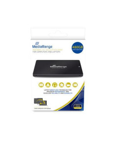 SSD, MEDIARANGE, 480 GB, Serial ATA III, NAND flash type TLC (Triple Level Cell), Write speed 480 MB/s, Read speed 550 MB/s, 2.