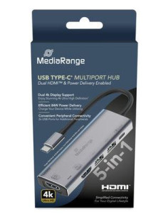 I/O HUB USB-C 5IN1/MRCS511 MEDIARANGE