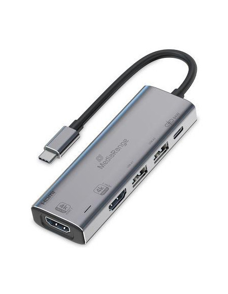 I/O HUB USB-C 5IN1/MRCS511 MEDIARANGE