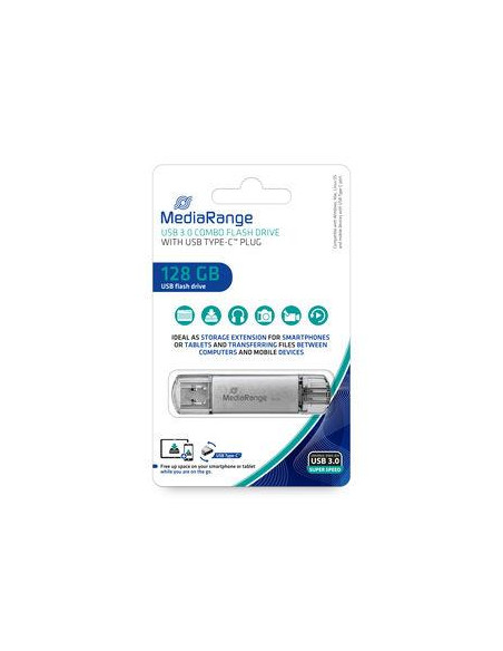 MEMORY DRIVE FLASH USB3.2/128GB MR938 MEDIARANGE