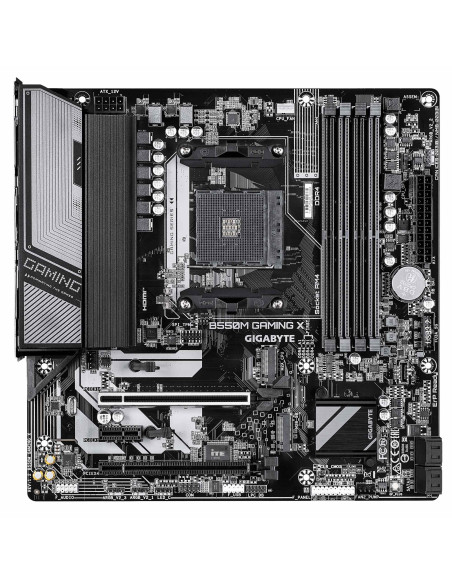 Mainboard, GIGABYTE, AMD B550, Socket AM4, micro ATX, RAM DDR4-SDRAM, 4xSlots, 2xNumber of M.2 (M) slots, B550MGAMINGX1.2