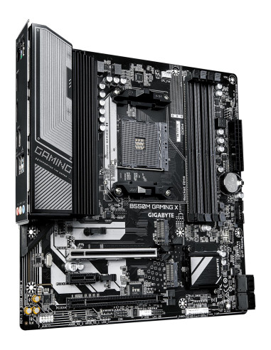Mainboard, GIGABYTE, AMD B550, Socket AM4, micro ATX, RAM DDR4-SDRAM, 4xSlots, 2xNumber of M.2 (M) slots, B550MGAMINGX1.2