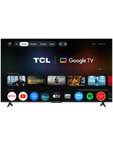 TV Set, TCL, 65 ", 4K Ultra HD, 3840 x 2160 pixels, Flat, 16:9, QLED, 65P6L