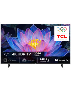 TV Set, TCL, 75 ", 4K Ultra HD, 3840 x 2160 pixels, Flat, 16:9, QLED, 75P6L