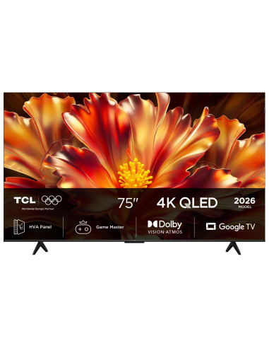 TV Set, TCL, 75 ", 4K Ultra HD, 3840 x 2160 pixels, Flat, 16:9, QLED, 75QLED780L