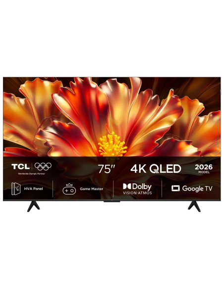 TV Set, TCL, 75 ", 4K Ultra HD, 3840 x 2160 pixels, Flat, 16:9, QLED, 75QLED780L