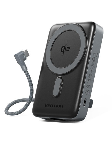 POWER BANK WRL 10000MAH 35W/GREY FKHH0 VENTION