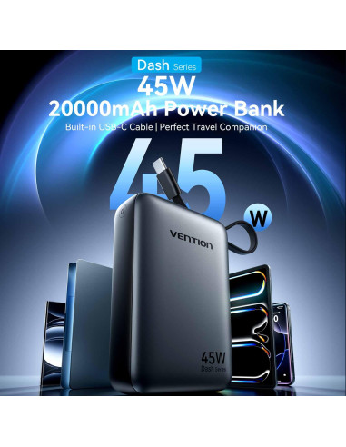 POWER BANK USB 20000MAH 45W/FHGH0 VENTION
