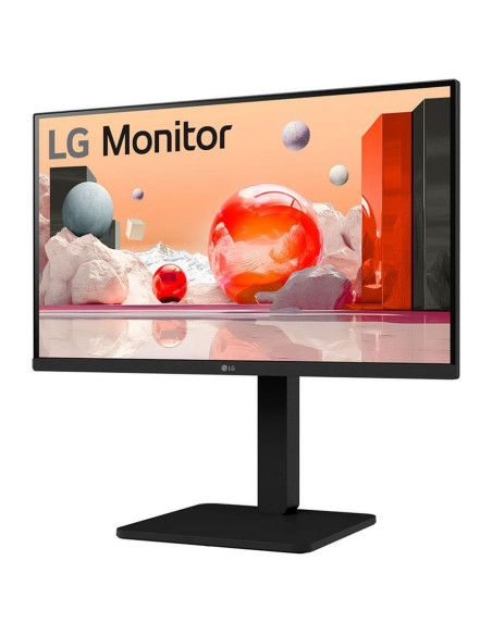 LCD Monitor, LG, 24BA550-B, 24", Panel IPS, 1920x1080, 16:9, 100 Hz, Matte, 5 ms, Speakers, Swivel, Pivot, Height adjustable, T