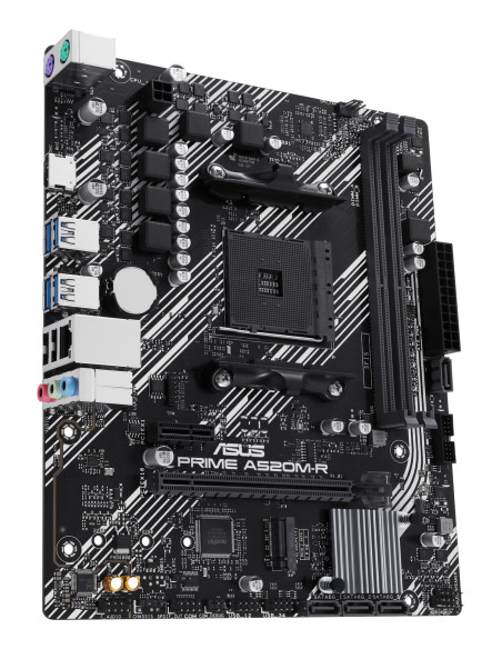 Mainboard, ASUS, AMD A520, SAM4, Micro-ATX, Memory DDR4, Memory slots 2, 1xPCI-Express 3.0 1x, 1xPCI-Express 3.0 16x, 1xM.2, 1x