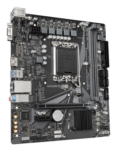 Mainboard, GIGABYTE, Intel H610, LGA1700, Micro-ATX, Memory DDR4, Memory slots 2, 1xPCI-Express 3.0 1x, 1xPCI-Express 4.0 16x, 