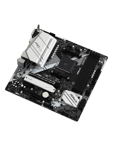 Mainboard, ASROCK, AMD B550, SAM4, MicroATX, 1xPCI-Express 3.0 1x, 1xPCI-Express 3.0 16x, 1xM.2, 1xPCI-Express 4.0 16x, Memory 