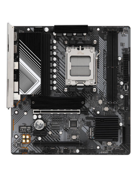 Mainboard, ASROCK, AMD B650, SAM5, Micro-ATX, Memory DDR5, Memory slots 2, 1xPCI-Express 4.0 1x, 2xPCI-Express 4.0 16x, 1xM.2, 