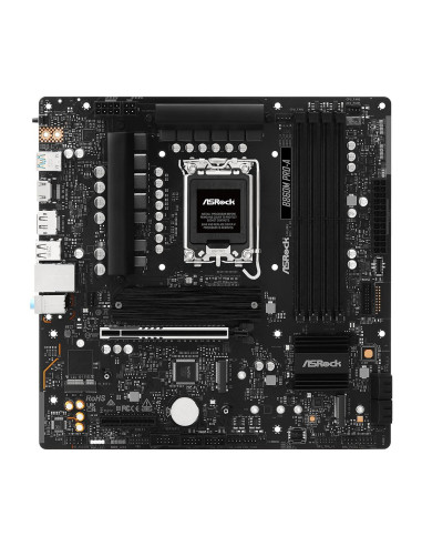 Mainboard, ASROCK, Intel B860, LGA 1851 (Socket V1), micro ATX, RAM DDR5-SDRAM, 4xSlots, 3xNumber of M.2 (M) slots, B860MPRO-A