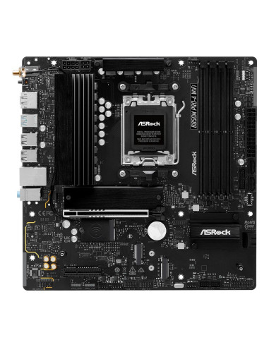 Mainboard, ASROCK, 1xPCI-Express 4.0 4x , 1xPCI-Express 5.0 16x, 1xM.2, 1xHDMI, 1xDisplayPort, 1xAudio-In, 1xAudio-Out, 1xMicro