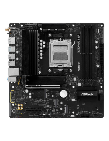 Mainboard, ASROCK, 1xPCI-Express 4.0 4x , 1xPCI-Express 5.0 16x, 1xM.2, 1xHDMI, 1xDisplayPort, 1xAudio-In, 1xAudio-Out, 1xMicro
