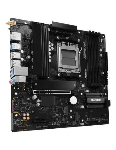 Mainboard, ASROCK, 1xPCI-Express 4.0 4x , 1xPCI-Express 5.0 16x, 1xM.2, 1xHDMI, 1xDisplayPort, 1xAudio-In, 1xAudio-Out, 1xMicro