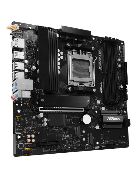 Mainboard, ASROCK, 1xPCI-Express 4.0 4x , 1xPCI-Express 5.0 16x, 1xM.2, 1xHDMI, 1xDisplayPort, 1xAudio-In, 1xAudio-Out, 1xMicro