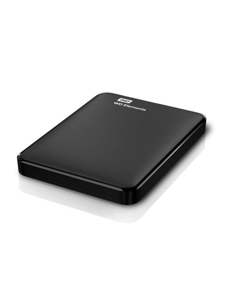 External HDD, WESTERN DIGITAL, Elements Portable, 1TB, USB 3.0, Colour Black, WDBUZG0010BBK-WESN