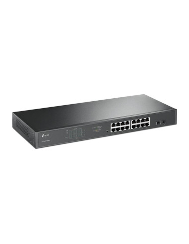 Switch, TP-LINK, TL-SG1218MPE, Desktop/pedestal, Rack, 16x10Base-T / 100Base-TX / 1000Base-T, PoE+ ports 16, 192 Watts, TL-SG12