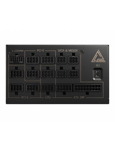 Power Supply, MSI, MEG AI1300P PCIE5, ATX, PC, 100 - 240 V, 1300 W, MEGAI1300PPCIE5